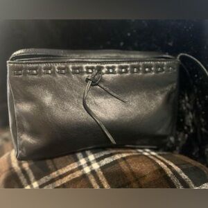 Worthington- Small Black Leather Purse